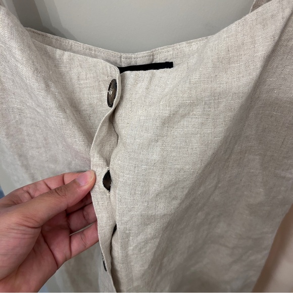 REFORMATION Shetland Linen Mini Dress M - Picture 8 of 11